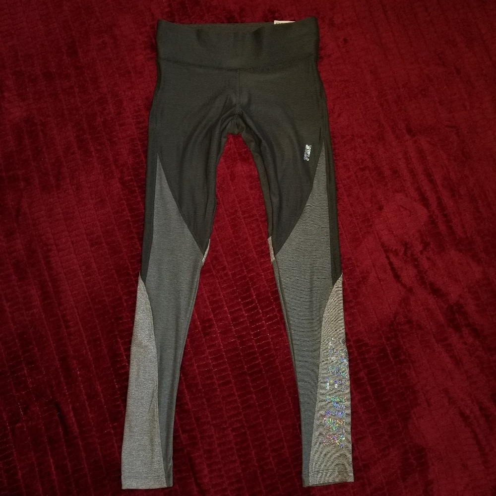 NWT - PINK Leggings w/ Halographic Sequins
